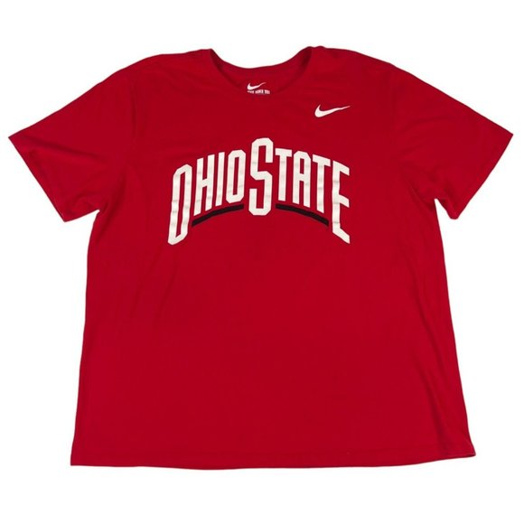Nike Other - Nike Men's Tee Shirt Ohio State University Buckeyes Athletic Cut XL Red White
